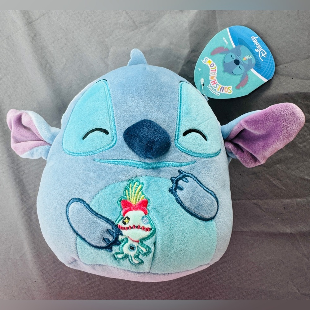 Disney Stitch with Scrump Squishmallows Plush - Collector’s MUST HAVE!
